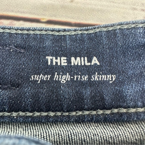 AG Adriano Goldschmied Size 24 MILA Super High Rise Skinny Stretch Jeans - Picture 6 of 11